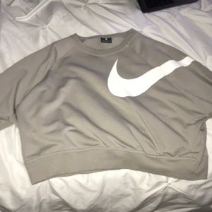 Nike cropped crew neck